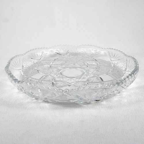 Prato redondo de vidro 30cm Freecom