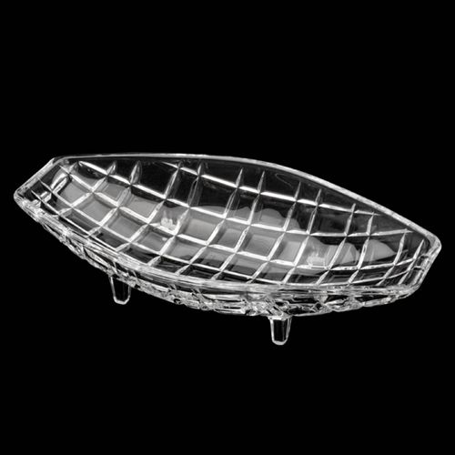 Centro de Mesa Cristal Donna Transparente 26x14x5cm Lyor Coliseu Presentes