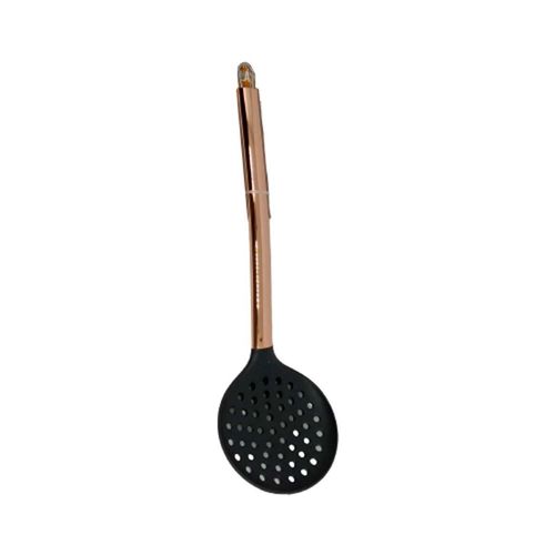 Escumadeira de silicone cabo em Metal Rose 33cm Livon