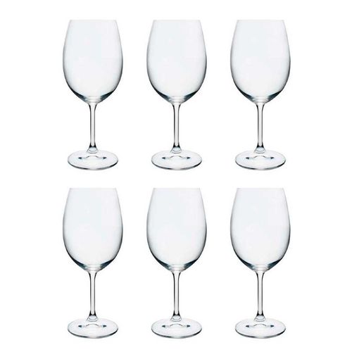 Jogo de Taças Anna P/ Vinho 6 Peças 450ml  em Cristal Fullfit