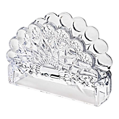 Porta Guardanapos Angélica  de Cristal 13x6x11cm Rojemac Braswu