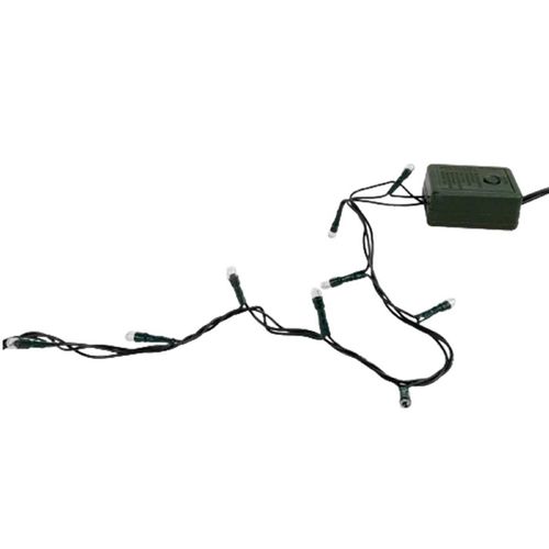 Pisca-Pisca de Natal 100 Micro - Lâmpadas  Branco 8 Funções  4,15m 127V Fartex