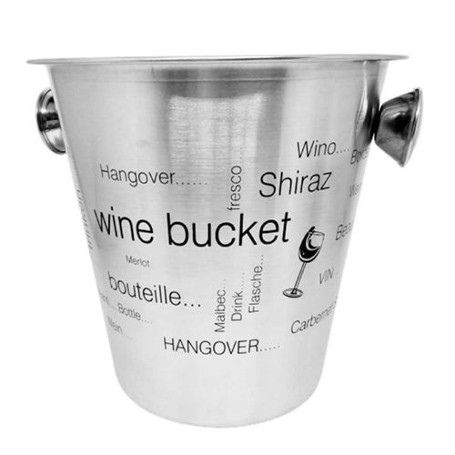 Balde Resfriador Estampado Inox 21cm Imporiente
