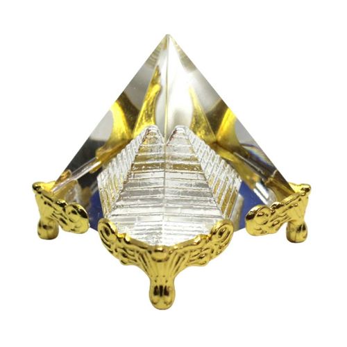 Pirâmide Decorativo de Vidro 4x5cm Forbees
