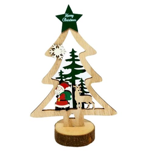 Árvore de Natal Decorativa 20x13cm em MDF Multiart