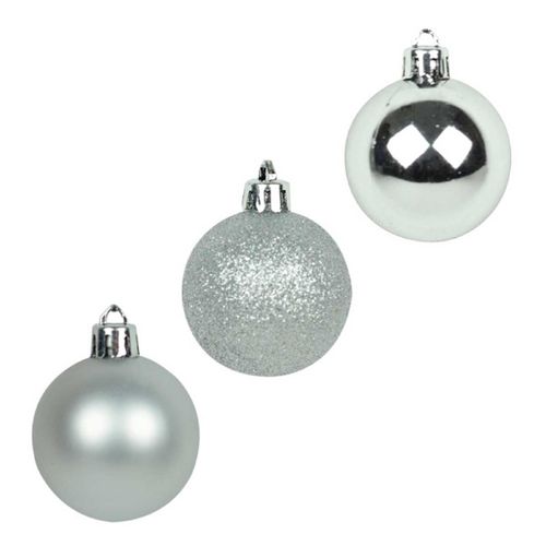 Bola de Natal 7cm 6 Peças Rio Master