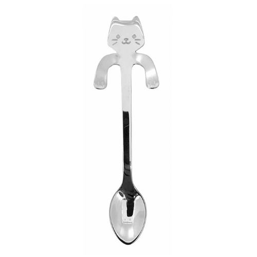 Jogo de Colheres Gato 3 Peças em Aço Inox Livon