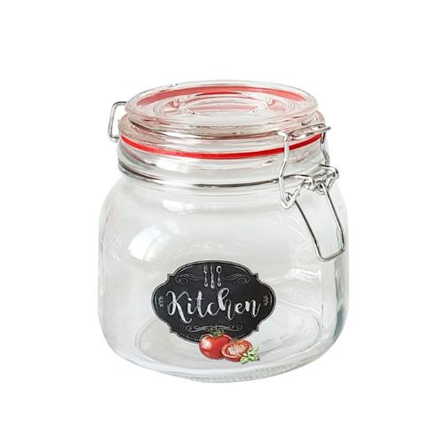 Pote com tampa hermética Kitchen 750ml Casa Ambiente
