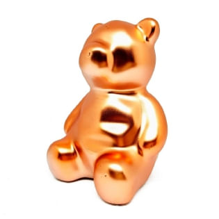 Urso Decorativo de Porcelana 5x9cm Livon