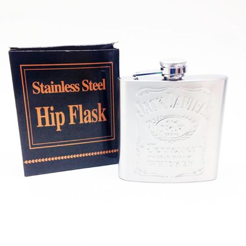 Cantil Jack Daniels de Inox 10x12cm Forbees