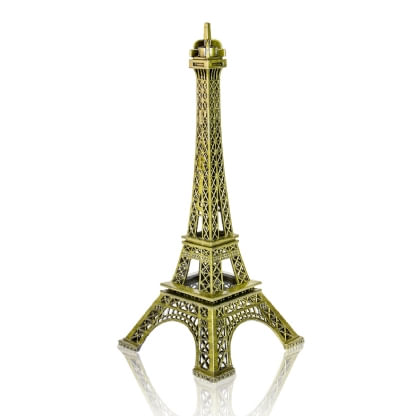 Miniatura Torre Eiffel Metal Paris 18cm Livon