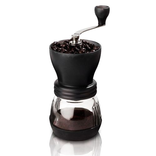 Moedor de Café 80g em Vidro e Plástico Livon