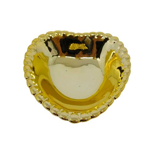 Porta Joia Coração 11x1cm em Porcelana Livon