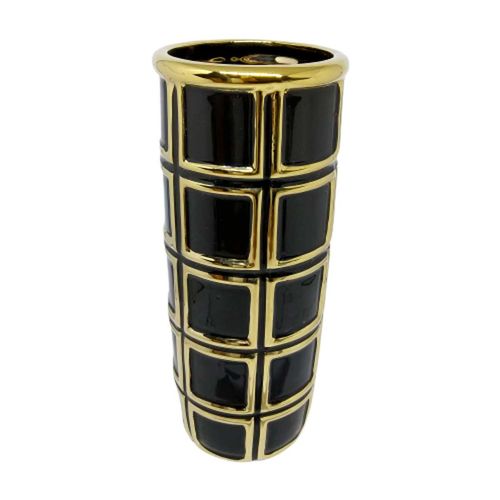 Vaso Decorativo de Cerâmica 32x13cm Mabruk