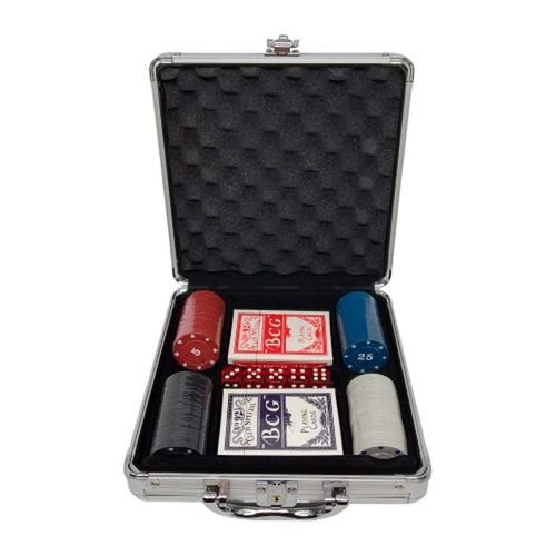 Jogo de Poker com Maleta 21x22x7cm Imporiente