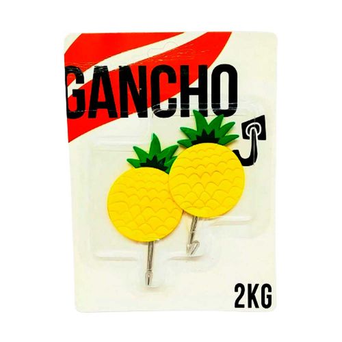 Gancho de plástico 2 peças sortido Livon
