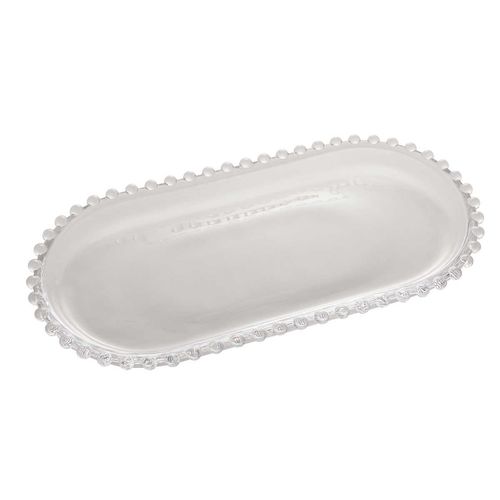 Travessa de Cristal Oval Pearl 30x15x2cm Rojemac