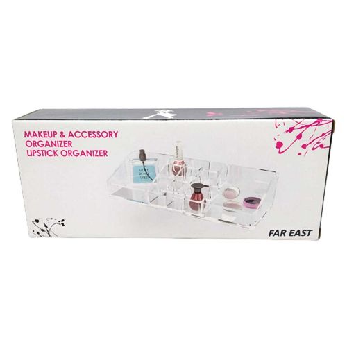 Organizador de maquiagem de plástico 22x5cm Far East