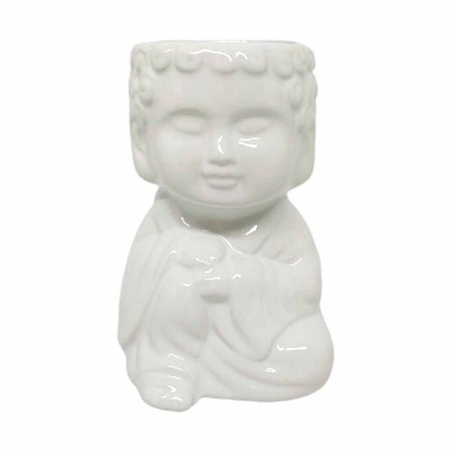 Vaso Buda cerâmica 7x11cm Interponte