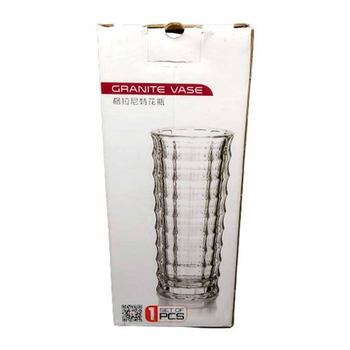 Vaso de Vidro 9x20cm Dagia