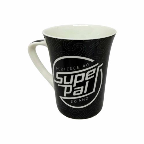 Caneca Super Pai 320ml Cerâmica Wellmix