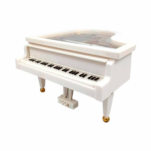 Caixa de Música Piano 17cm em Plástico UniHome