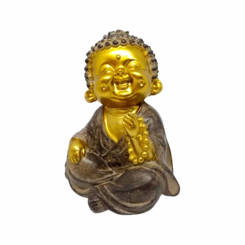 Buda Decorativo 11,5cm em Resina Brascontinental