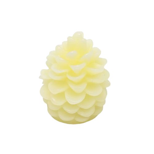 Vela Parafina em Formato Pinha C/ Led 8cm Fartex
