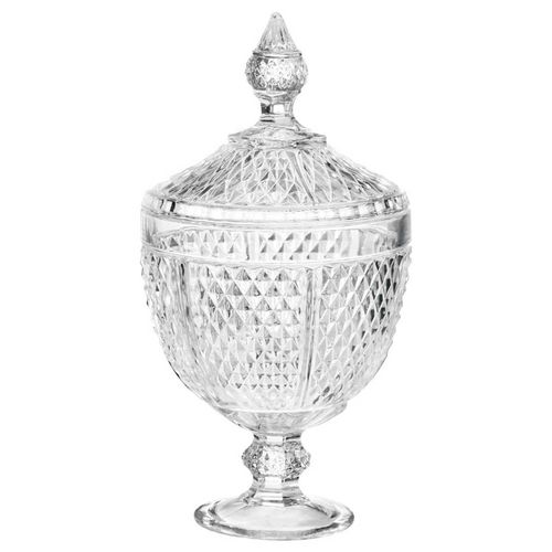 Potiche Perseu 28cm em Cristal Lyor