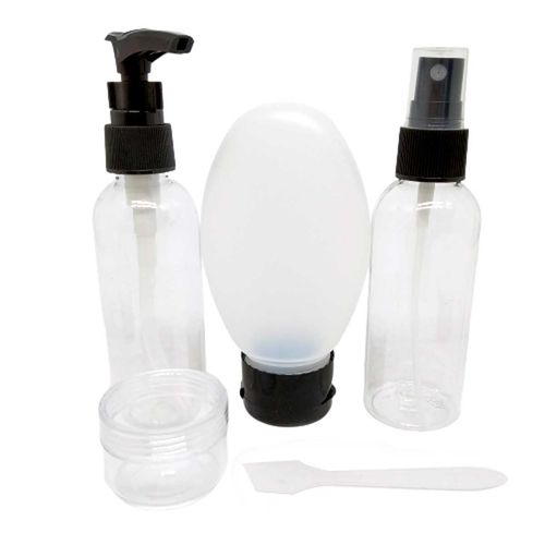 Kit P/ Viagem 5 Peças Colorido Plástico Multiart