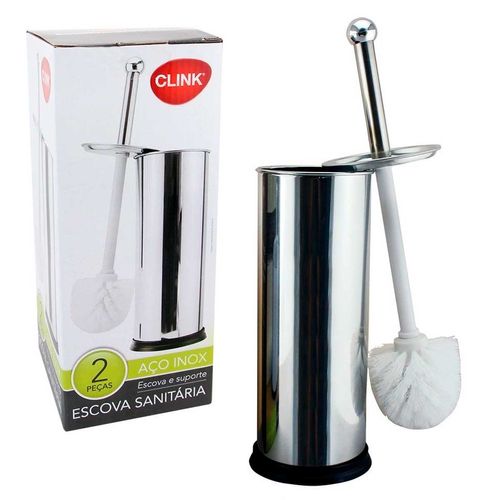 Escova sanitária com suporte de inox Clink