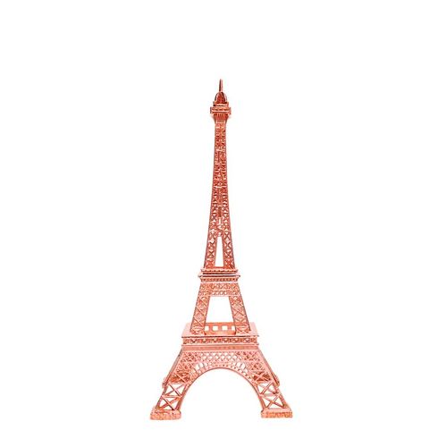 Torre Eiffel Decorativo Rose de Metal 13cm Livon