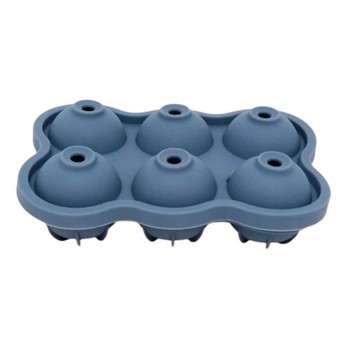 Forma de gelo de silicone para 6 esferas cores sortidas 17x5x11,5cm Uncommon UniHome