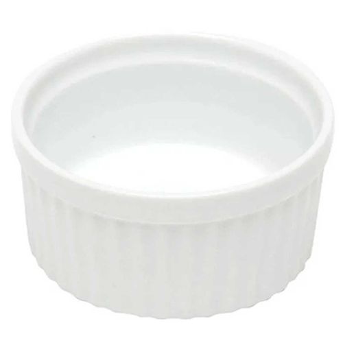 Ramequim de Porcelana Classic Branca 8,5x5cm Lyor