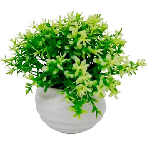 Vaso C/ Planta Artificial 6cm de Plástico Sortidas Javick