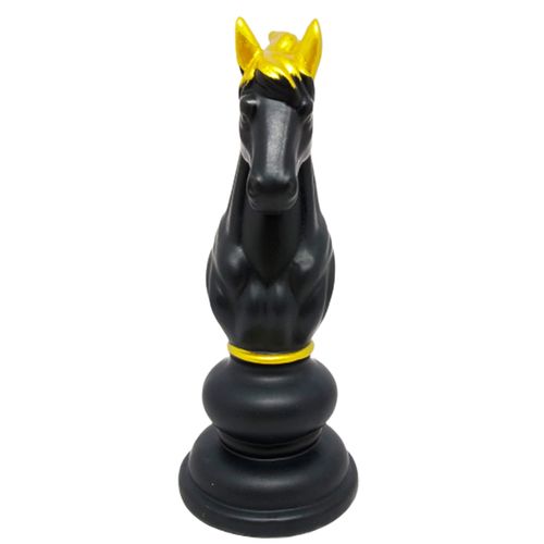 Xadrez Decorativo de Porcelana Preto 18cm Youbai