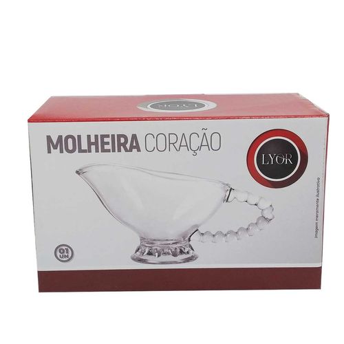 Molheira de Cristal Coração 15,5x6x8cm Lyor