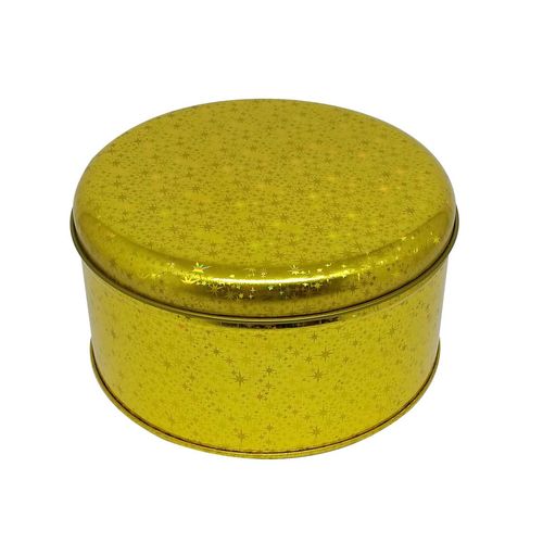 Lata Gold and Silver Decorativa em Metal 13,6x7,4cm Cores Sortidas Dolce Home