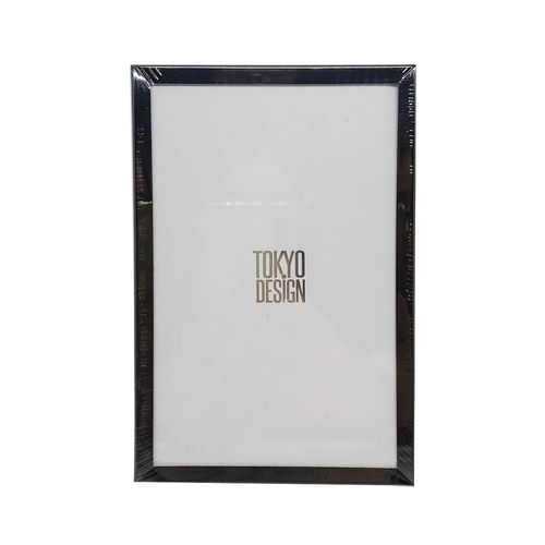 Porta Retrato Decorativo  em Aço Inox Foto 10x15 Tokyo Design