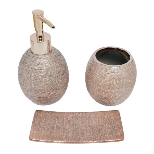 Kit Banheiro Porcelana 3 Peças  Sanxia