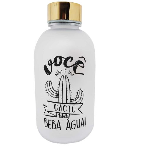 Garrafa 600ml Frases/Cores Sortidas em Plástico Livon