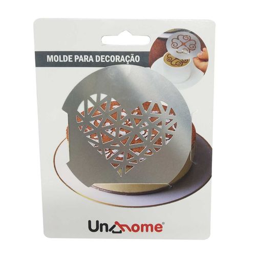 Molde Decorativo em Inox 8,4cm UniHome
