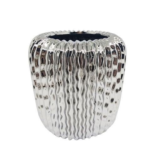 Vaso Decorativo de Cerâmica 17x17x17cm Mabruk