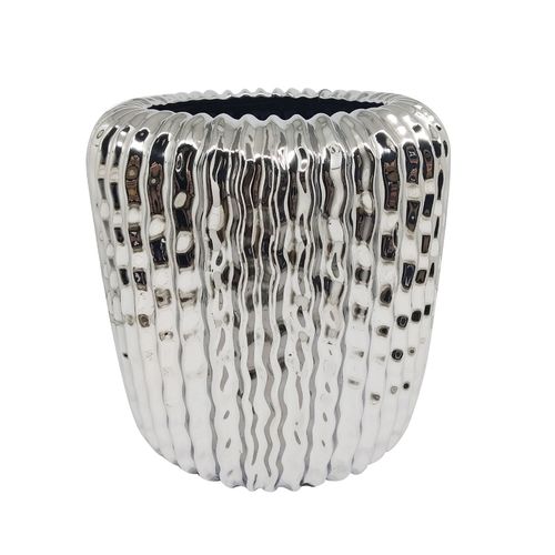 Vaso Decorativo de Cerâmica 21,5x21,5x21cm Mabruk