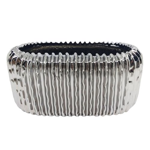 Vaso Decorativo de Cerâmica 21,5x14x10cm Mabruk