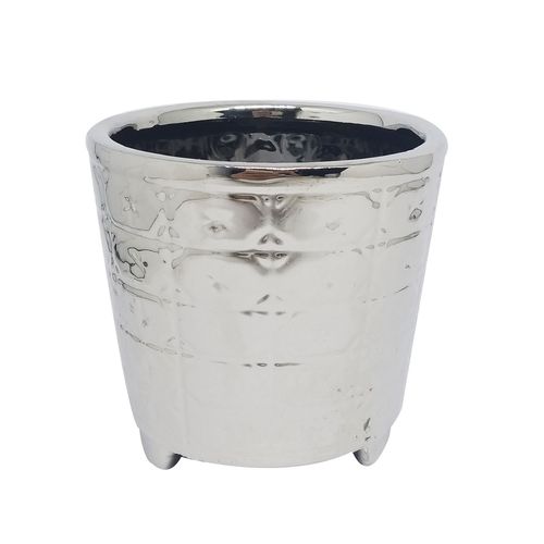Vaso Decorativo de Cerâmica 13,5x13,5x12,5cm Mabruk
