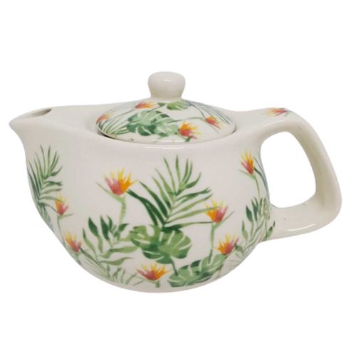 Bule C/ Infusor 250ml de Porcelana 8x13x9cm Multiart