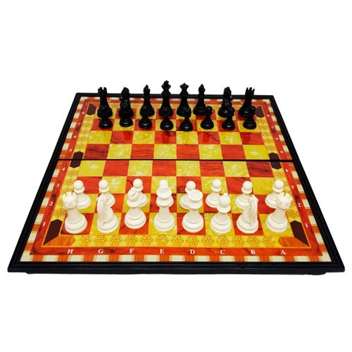 Jogo de Xadrez Magnético 25cm em Plástico Imporiente