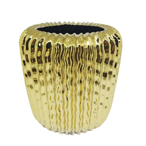 Vaso Decorativo de Cerâmica 21,5x21,5x21cm Mabruk