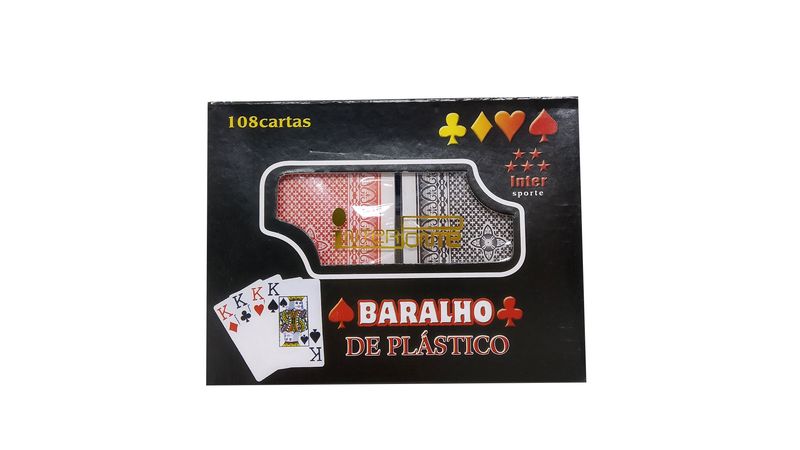 Jogo Carta Baralho Dourado DÓLAR 54 Cartas Para Poker Jogos Plástico